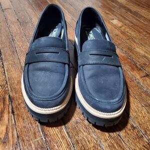 TOMS Women's Black Loafers